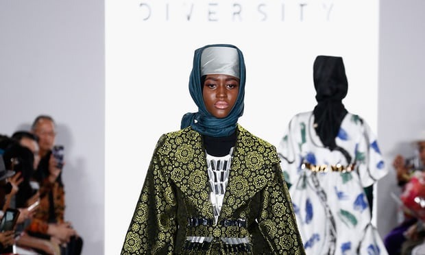 Dian Pelangi's collection at NYFW Hijab on high fashion runway